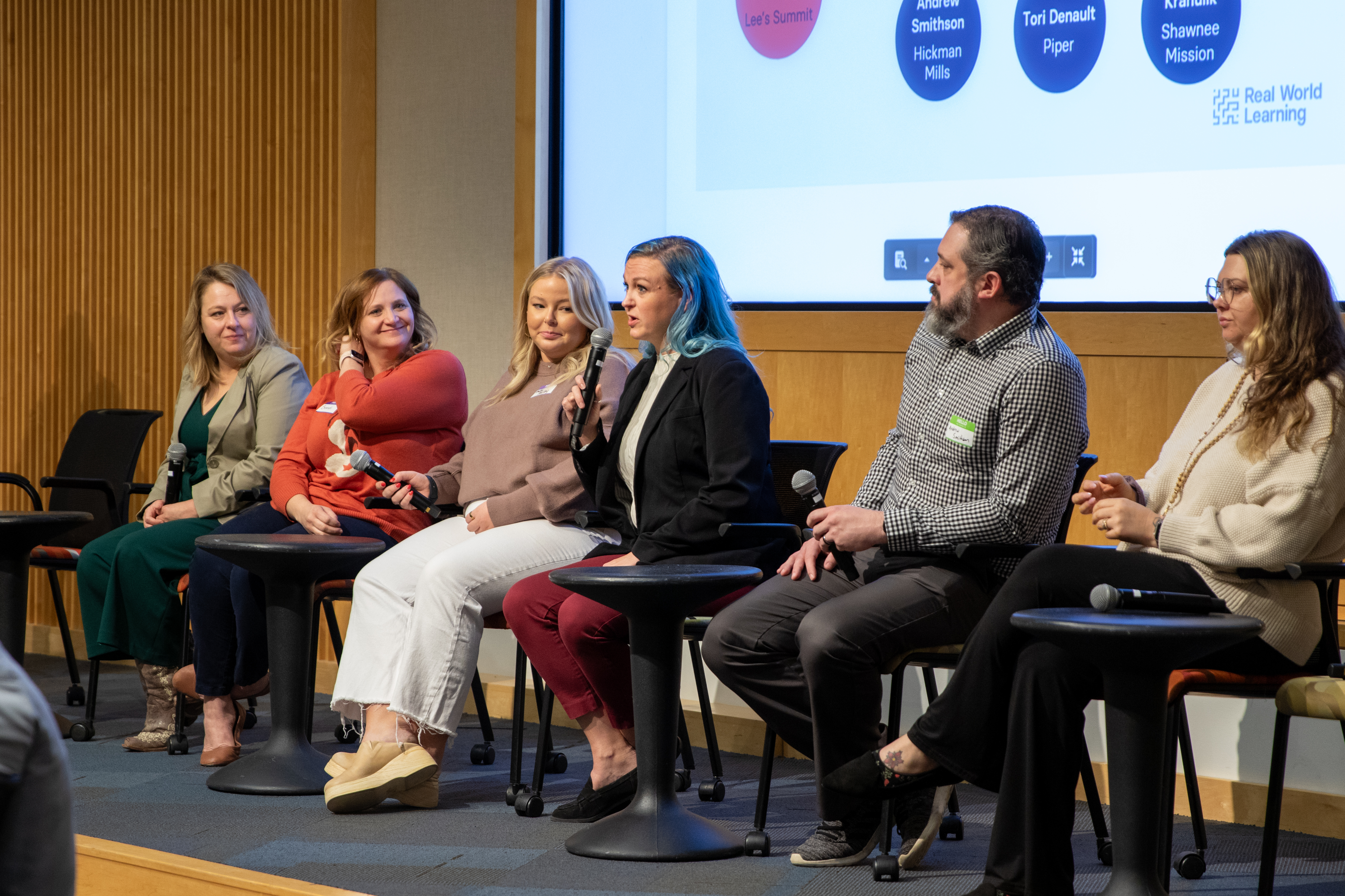 Panel of teachers talking